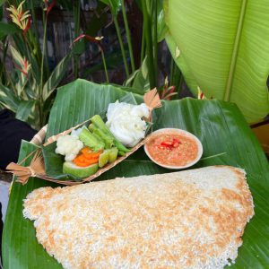 Cơm cháy chấm chao môn ủ nước cốt dừa