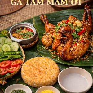 Gà tắm mắm ớt